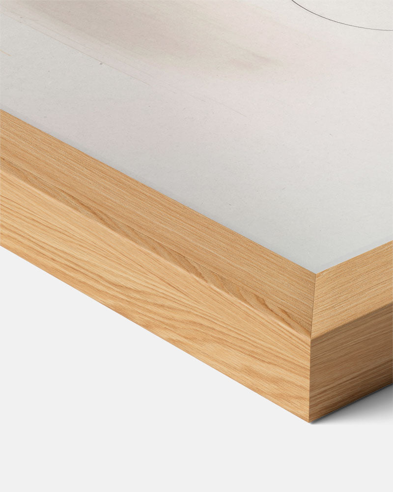 Abstracte Elegantie – elegante poster als rustige staande wanddecoratie