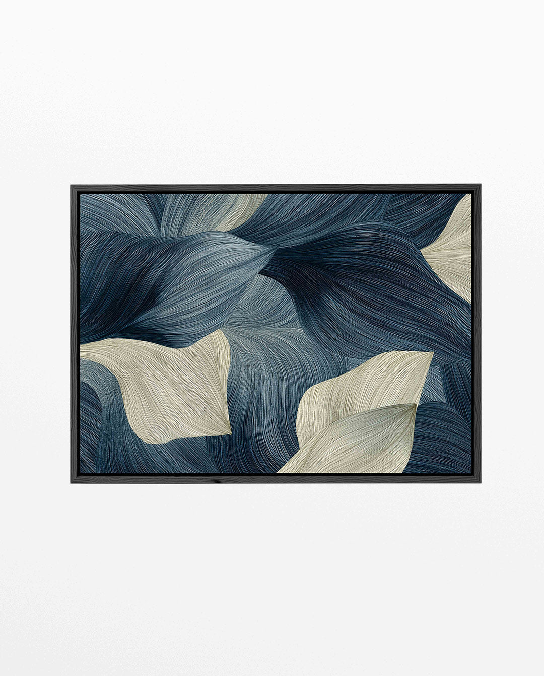 Golvende lijnen compositie – Lijnen – liggend abstract kunstwerk