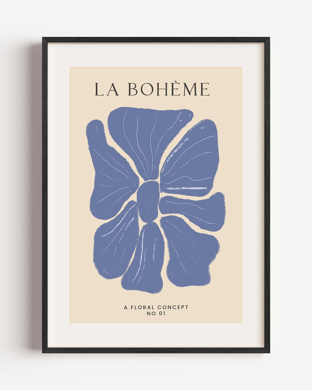 La Bohème Bloemenposter – bloemen portret poster als wanddecoratie