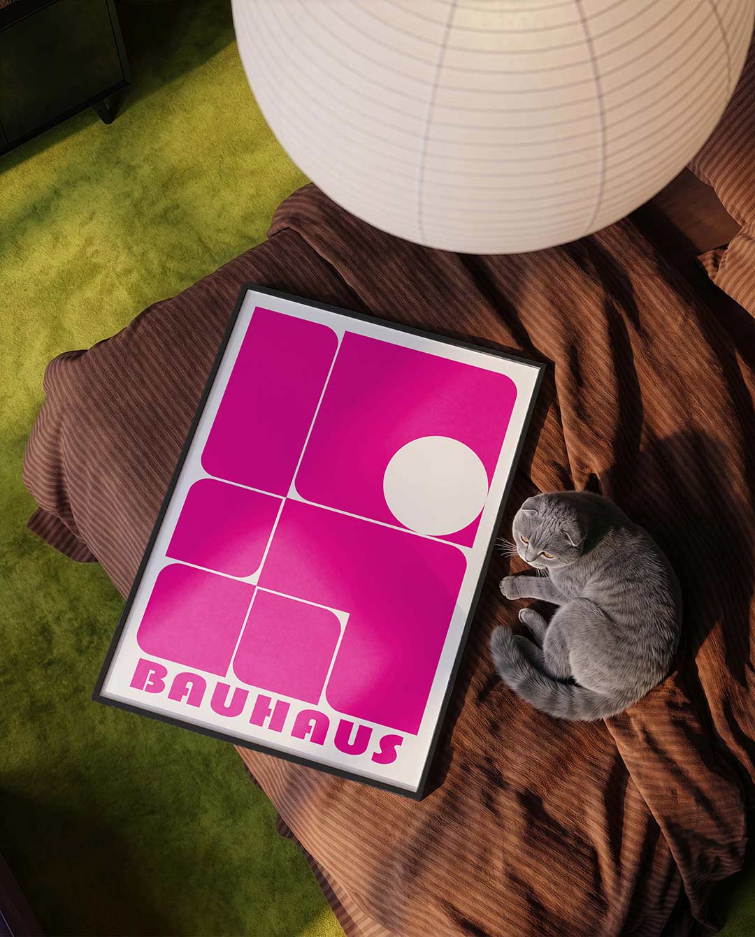  – moderne Bauhaus wandkunst als poster