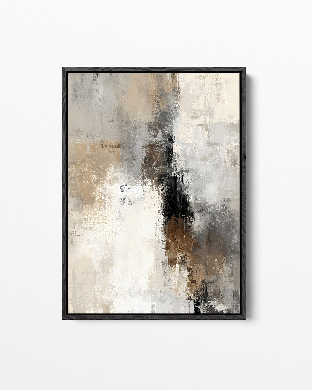 Gelaagde textuur compositie – staand wanddecoratie kunstwerk
