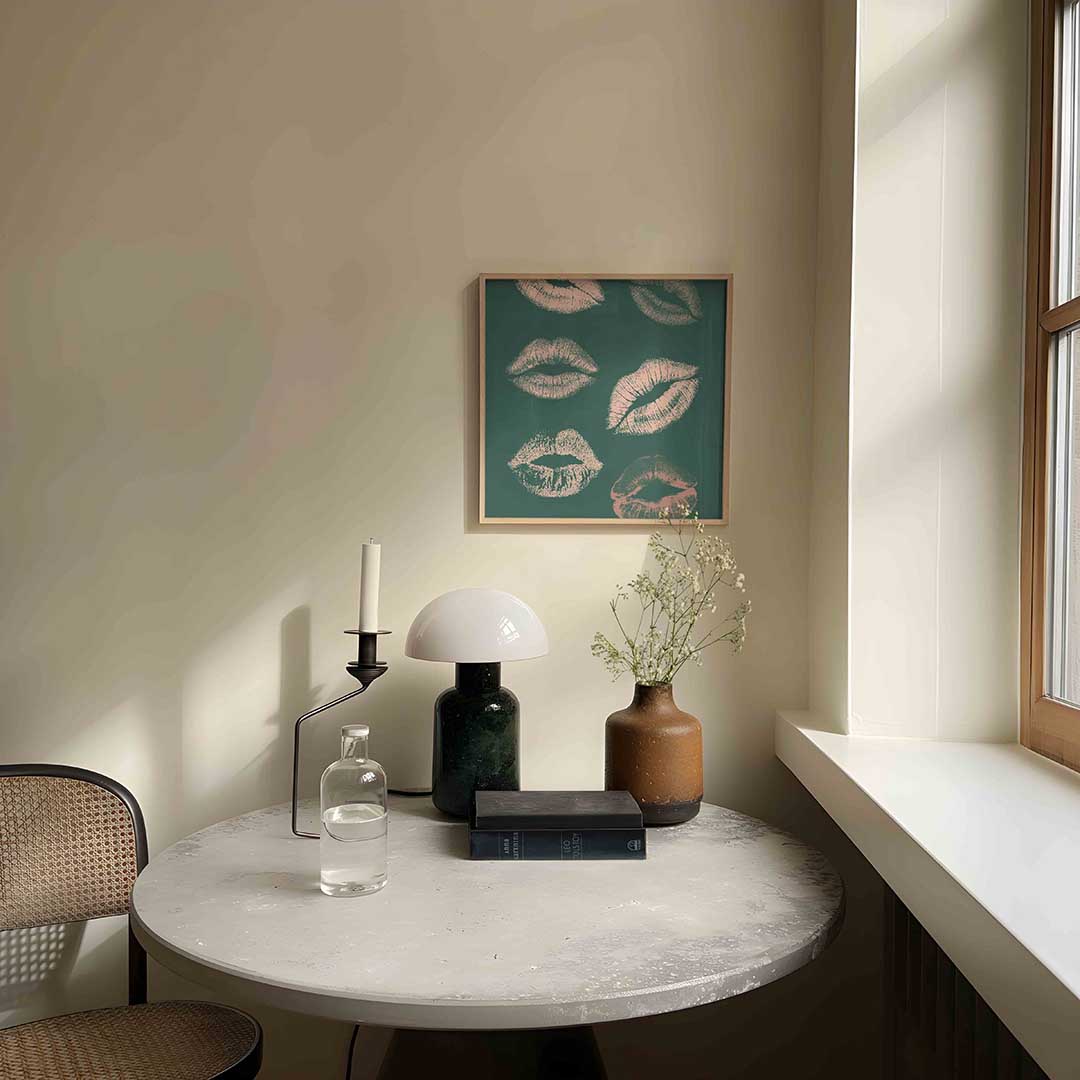 Lipafdrukken – Pop Art wandkunst als vierkante poster