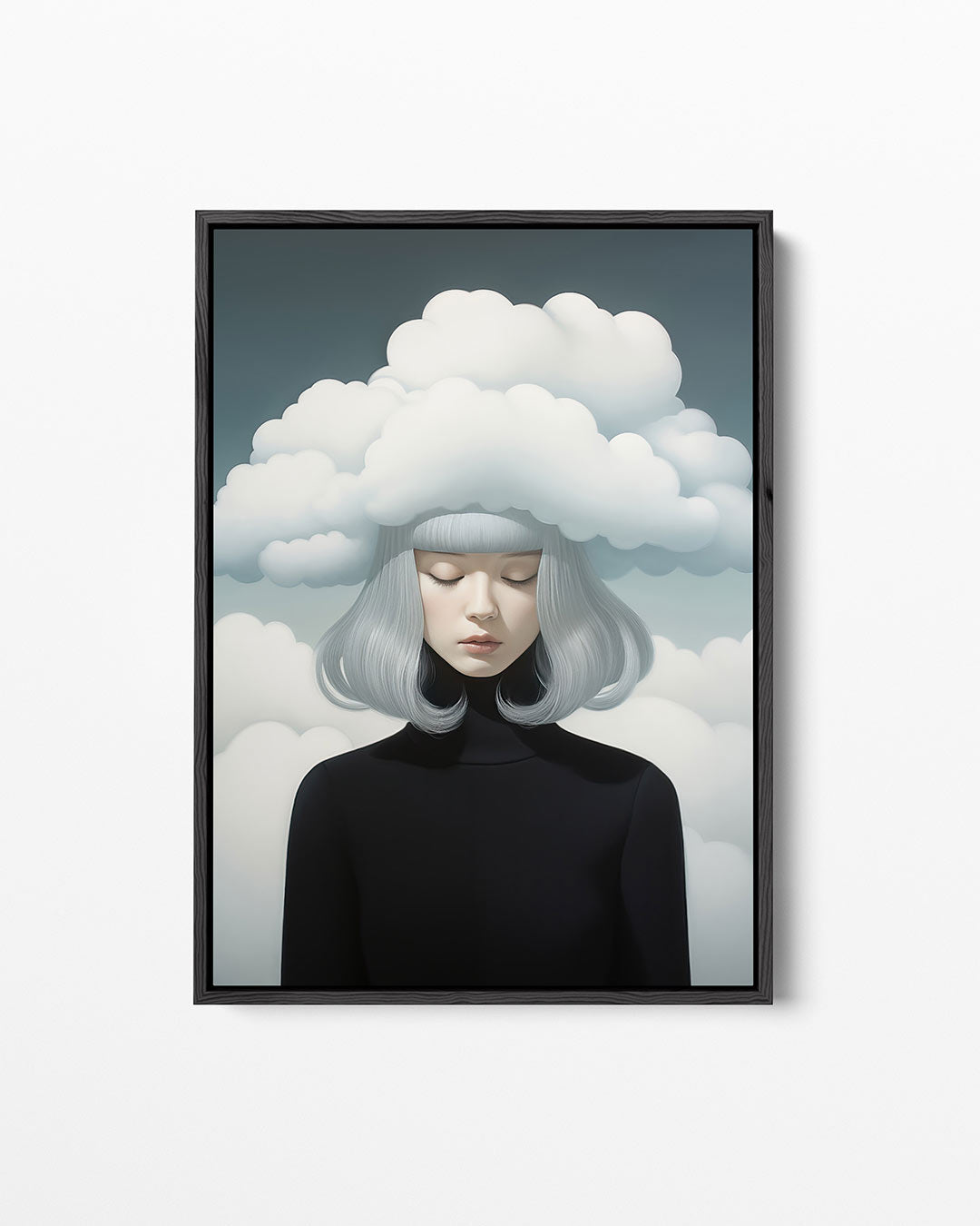 Dromerige wolken – staand wanddecoratie kunstwerk
