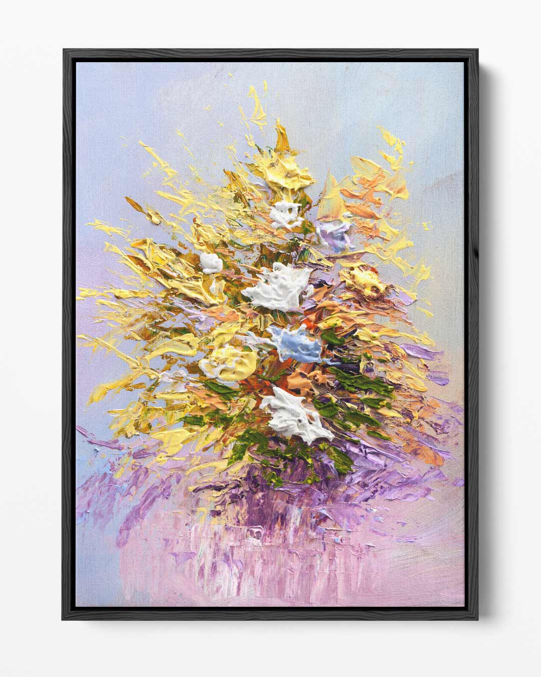 Kleurige Bloemenpracht – portret kunstwerk als wanddecoratie