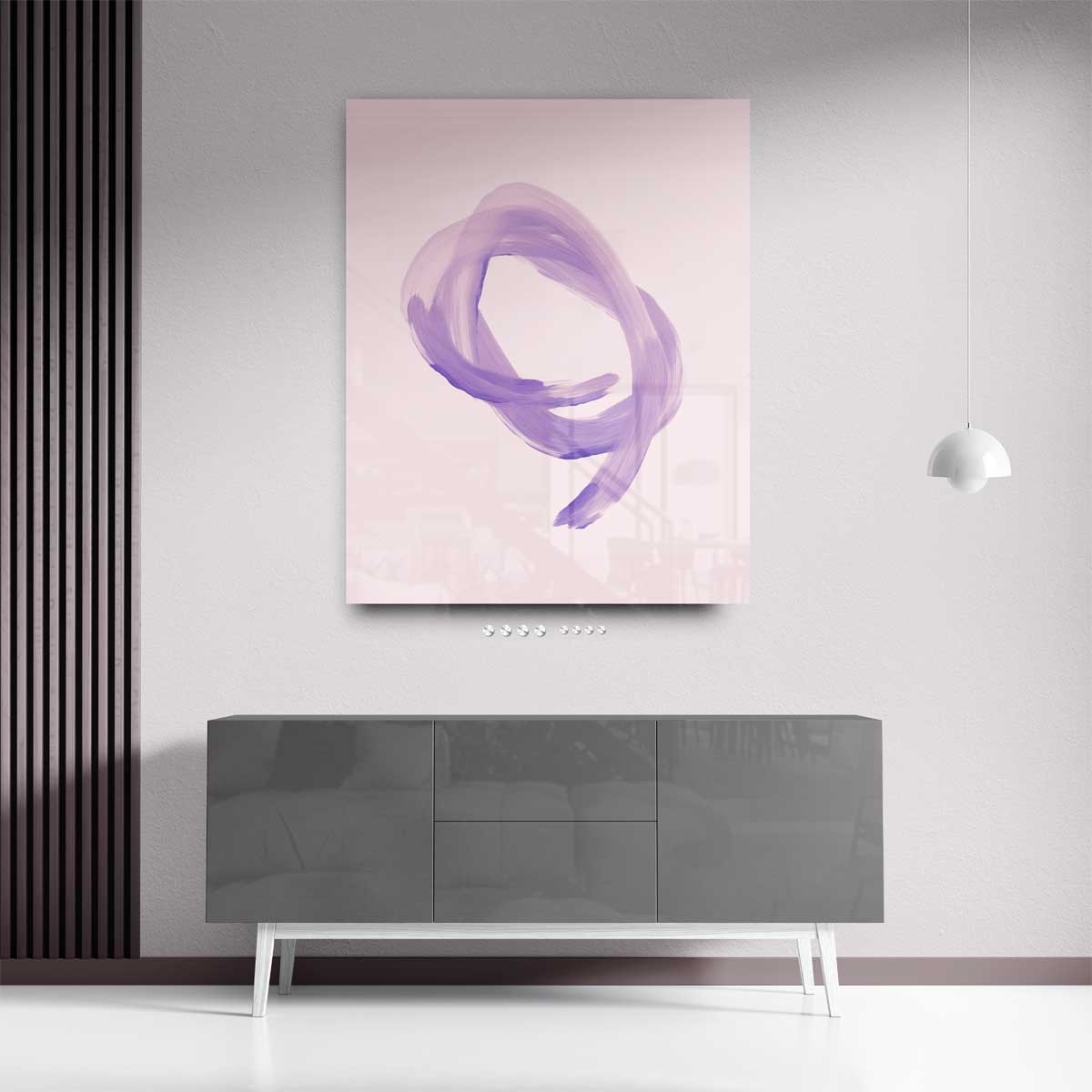 Dans van Lila – plexiglas kunstwerk als wanddecoratie