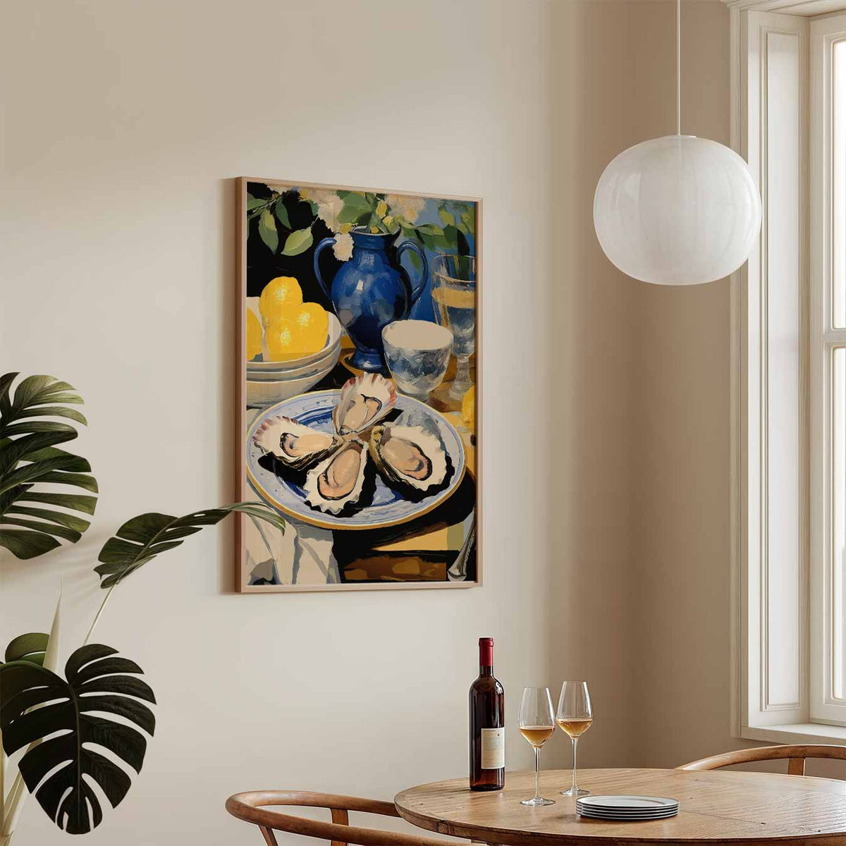 Elegante Stilleven – staande keuken wanddecoratie van WallArtistic