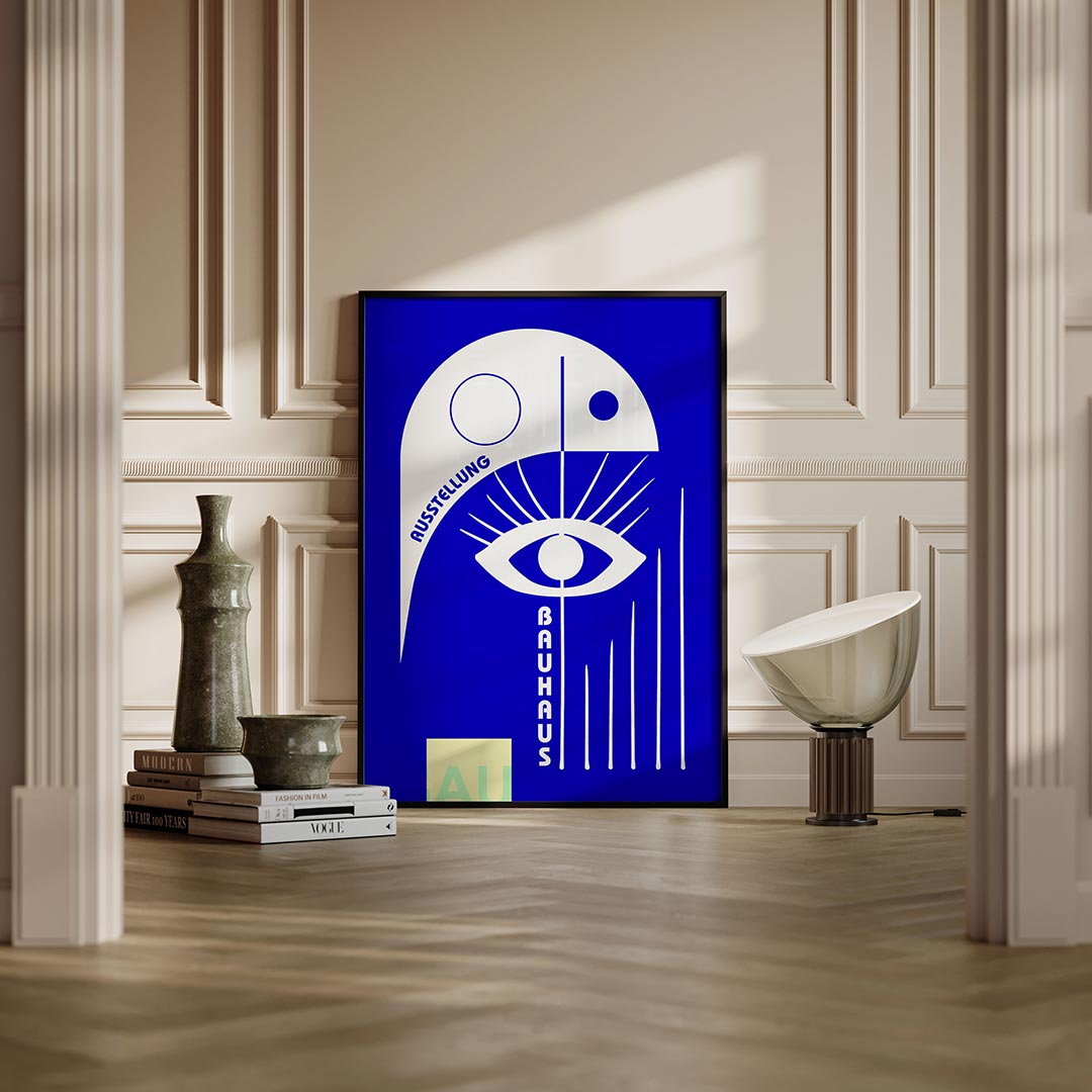 Vormen en lijnen – moderne Bauhaus wandkunst als poster