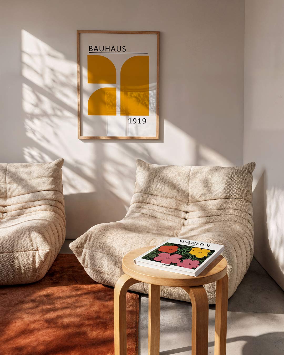 Vorm en lijnenspel – moderne Bauhaus wandkunst als poster