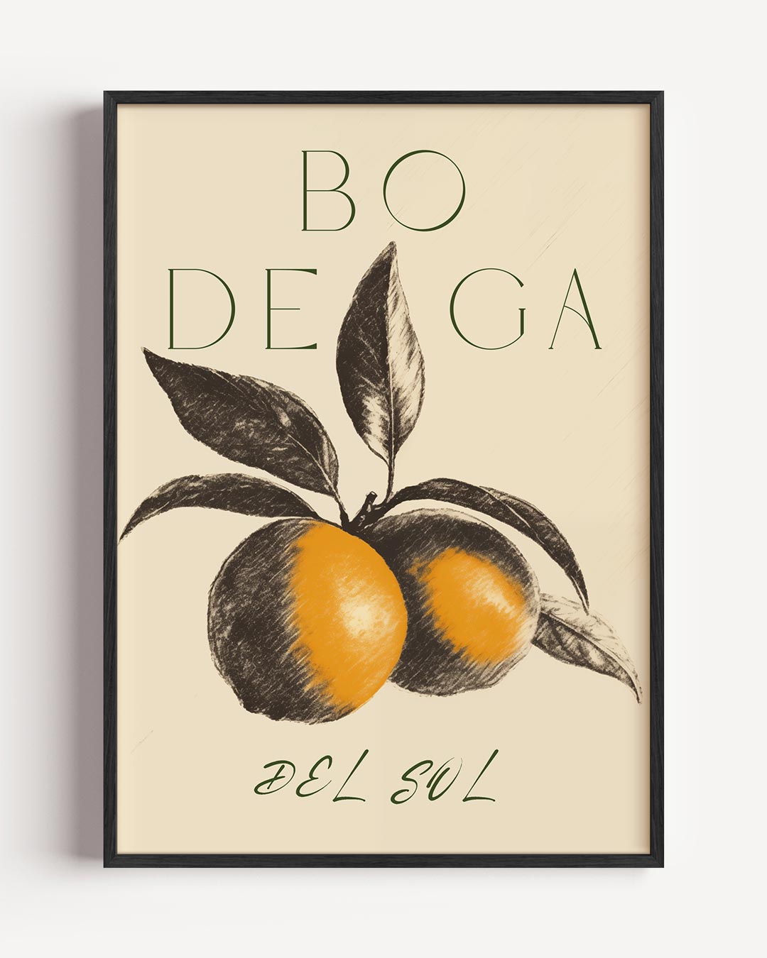 Zomerse Citrus – zomer portret poster als wanddecoratie