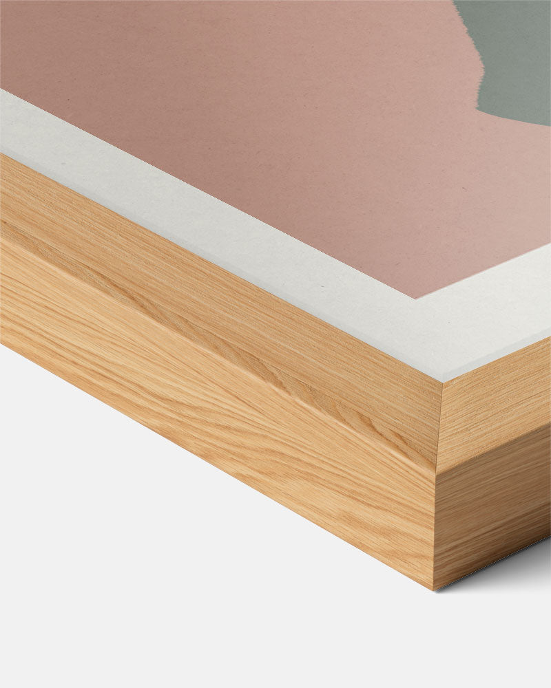 Abstracte Kleurrijke Harmonie – staande keuken wanddecoratie van WallArtistic