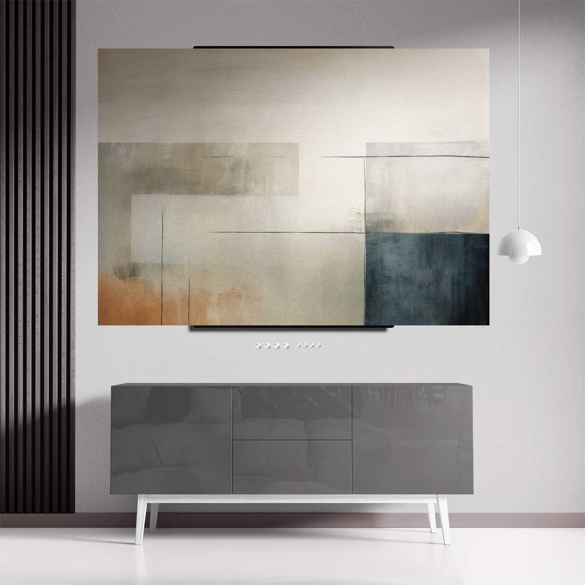 Rustige Horizon – staande wandkunst voor woonkamer of interieur
