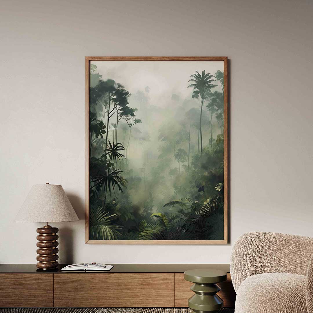 Tropisch woud – tropische jungle poster in staand formaat
