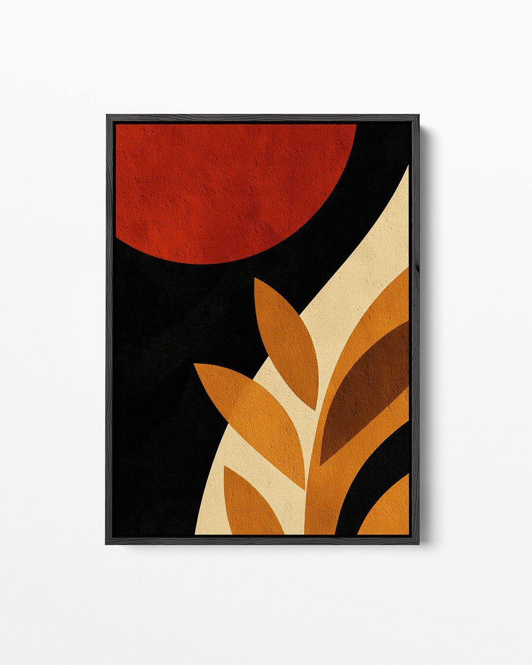 Geometrische vormen compositie – staand wanddecoratie kunstwerk