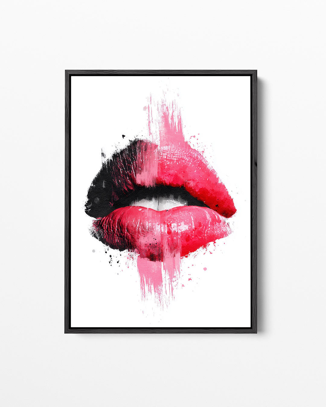 Expressieve lippen – staand wanddecoratie kunstwerk
