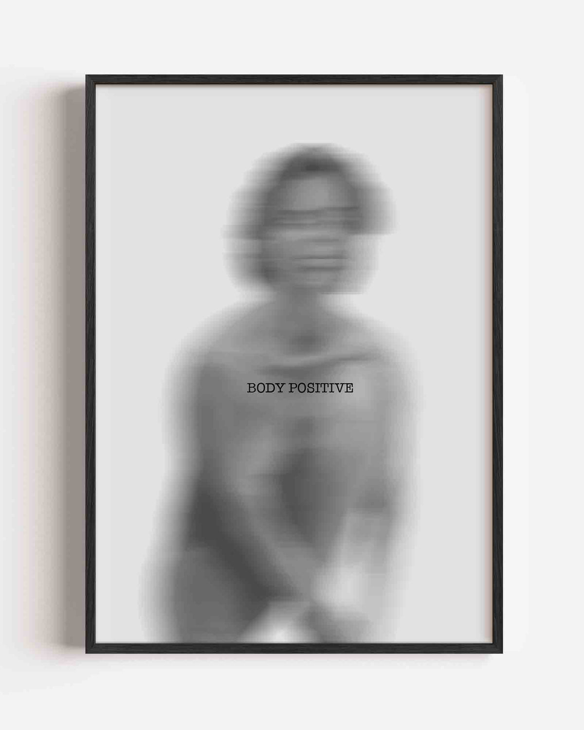 Body positive – Élan Féminin portret poster als wanddecoratie