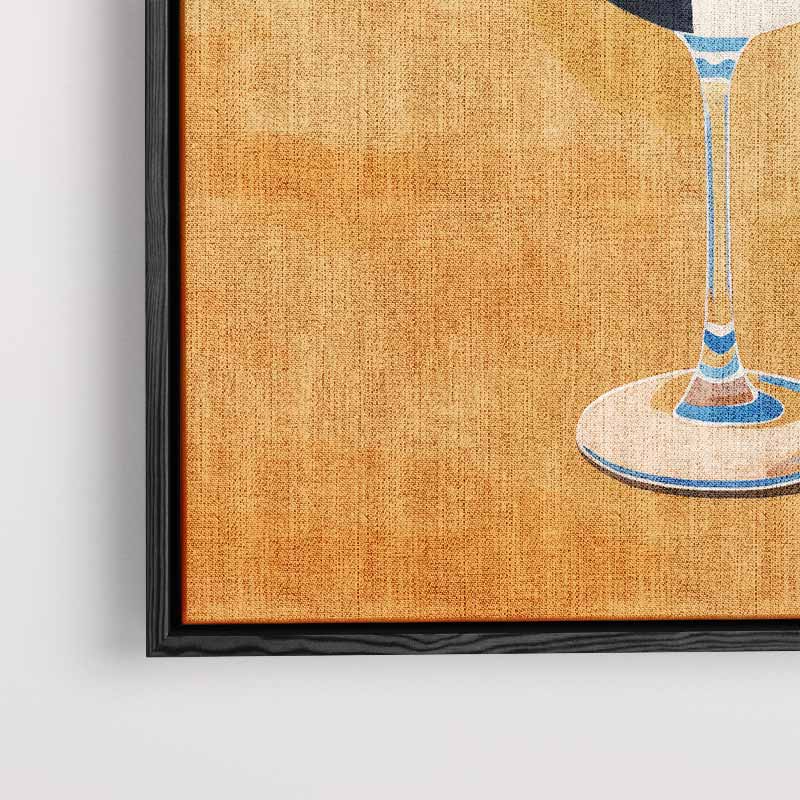 Glas in Kleurenspel – modern portret kunstwerk van WallArtistic