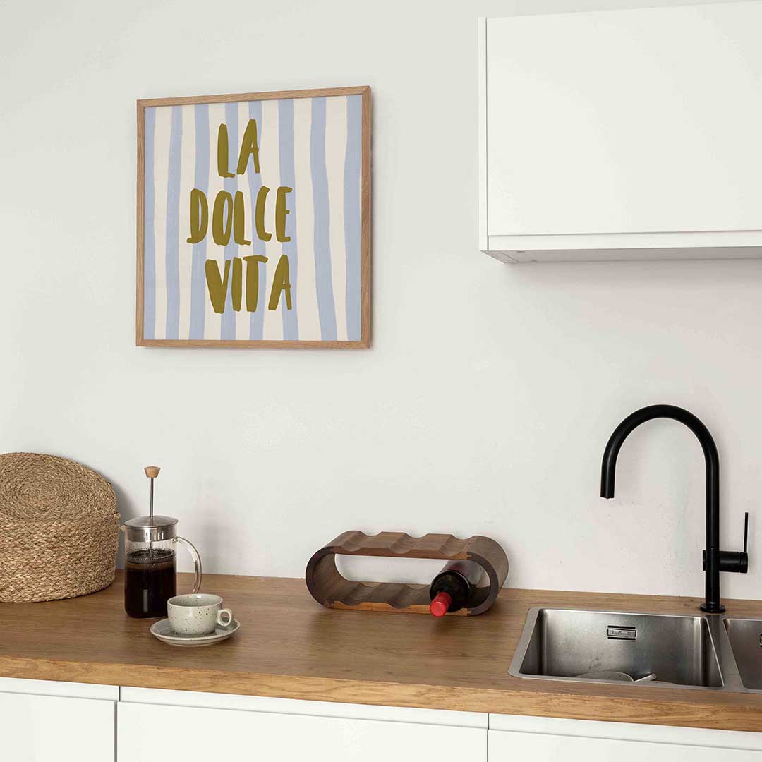 La dolce vita – keukenposter in vierkant formaat