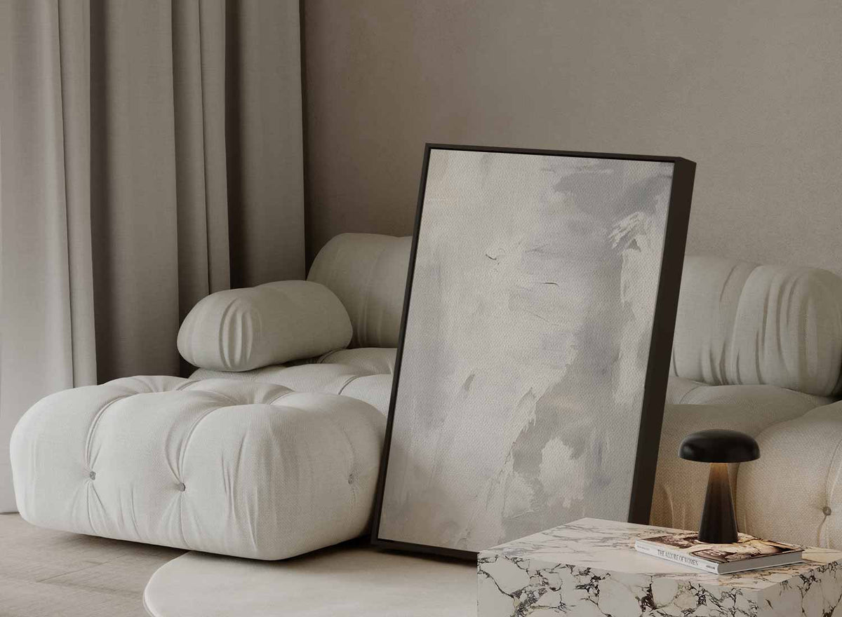 Winterse Vlagen – staande wandkunst voor woonkamer of interieur