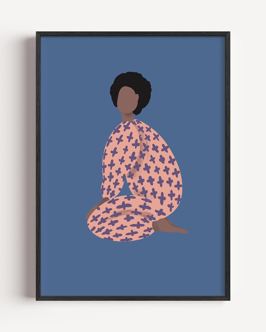 Moderne Dames Silhouet – moderne portret poster als wanddecoratie
