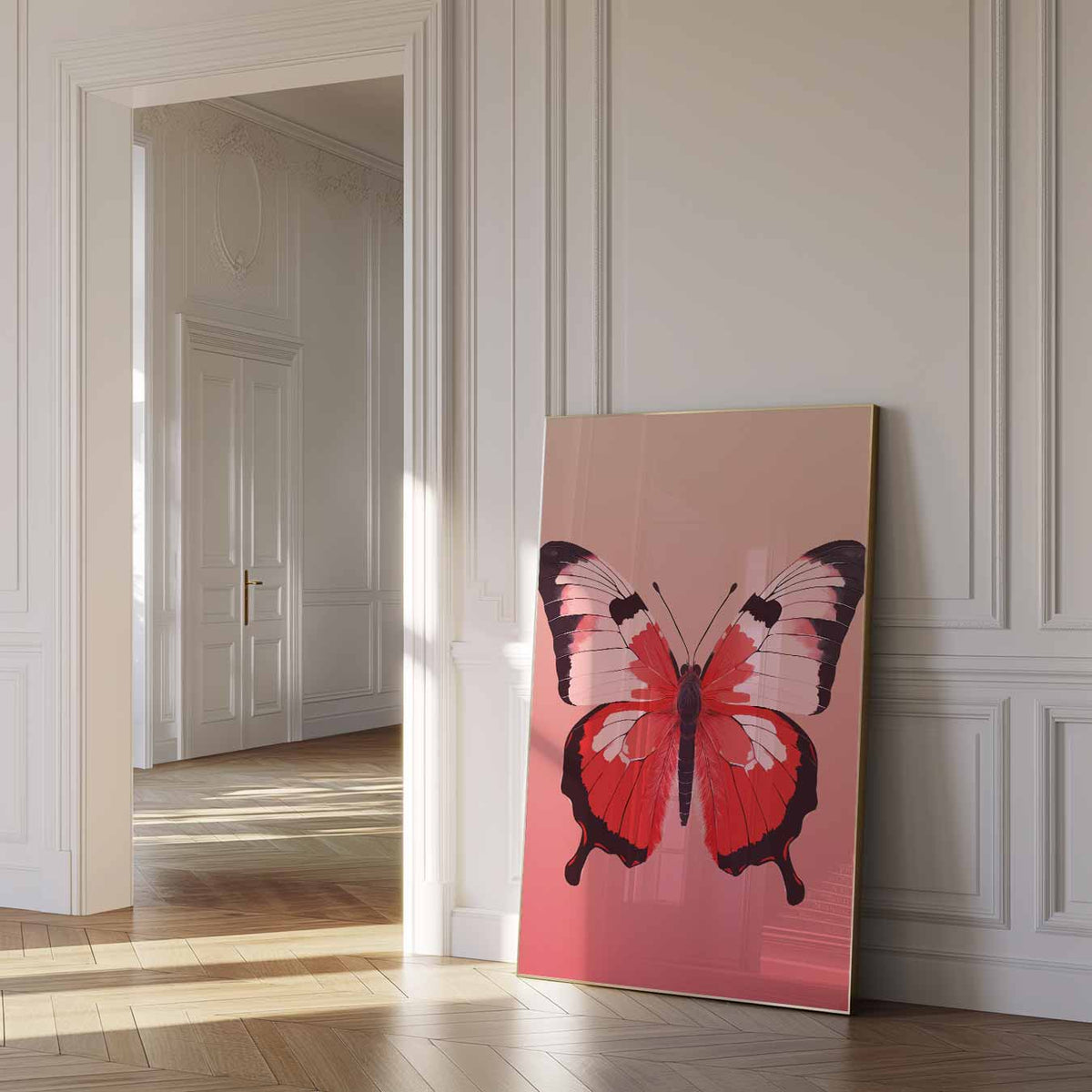Vlinder Pracht – dierenposter als moderne staande wanddecoratie