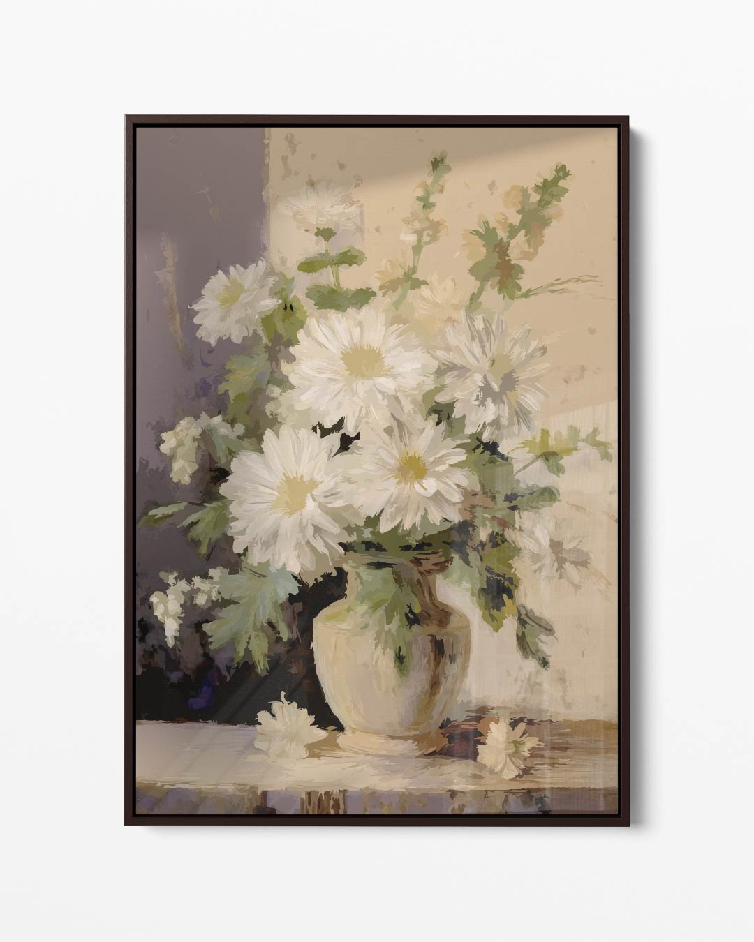 Bloemenpracht in Vaas – portret kunstwerk als wanddecoratie