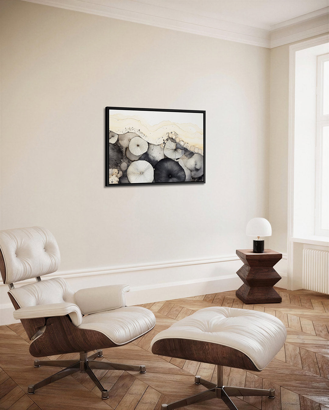 Organische vormen – alternatieve weergave van het kunstwerk