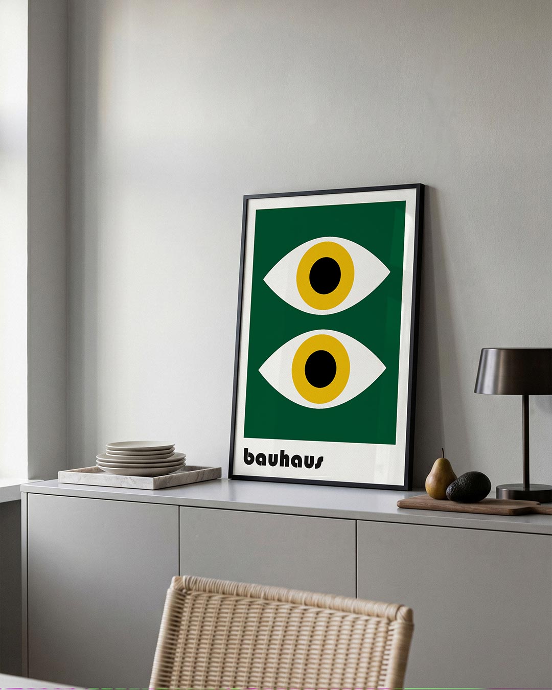  – moderne Bauhaus wandkunst als poster