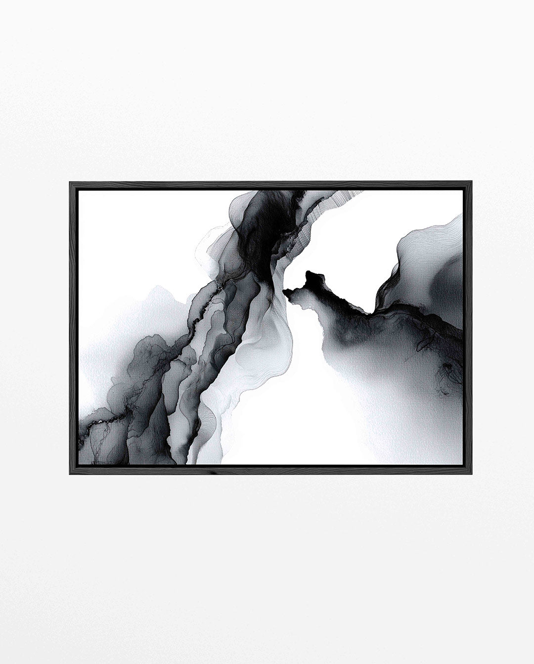 Vloeiende lijnen compositie – Lijnen – liggend abstract kunstwerk