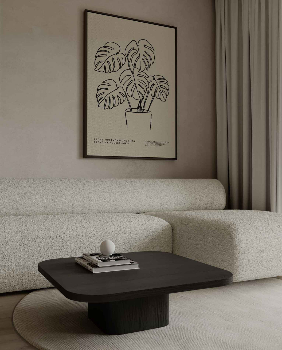 Liefde voor Kamerplanten Poster – dibond wanddecoratie in staand formaat