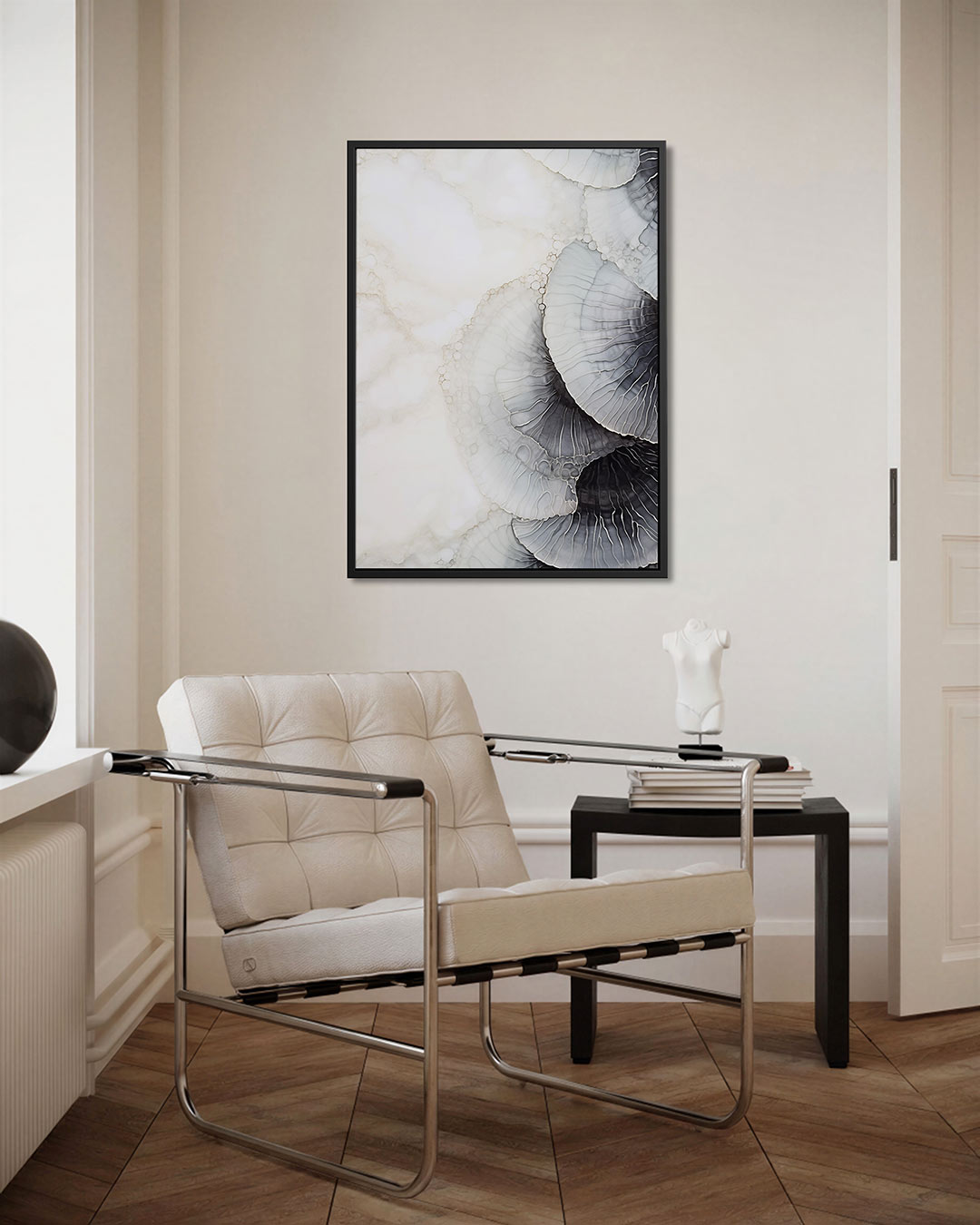 Organische vormen – staand wanddecoratie kunstwerk