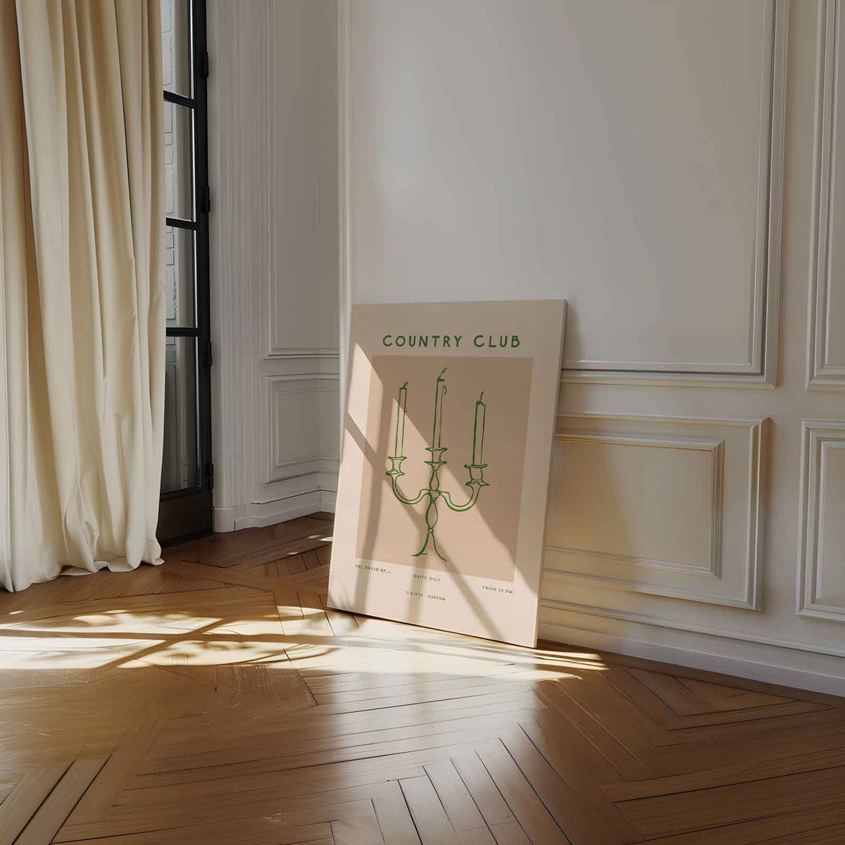 Elegante Kandelaars – kunstwerk met zwarte baklijst