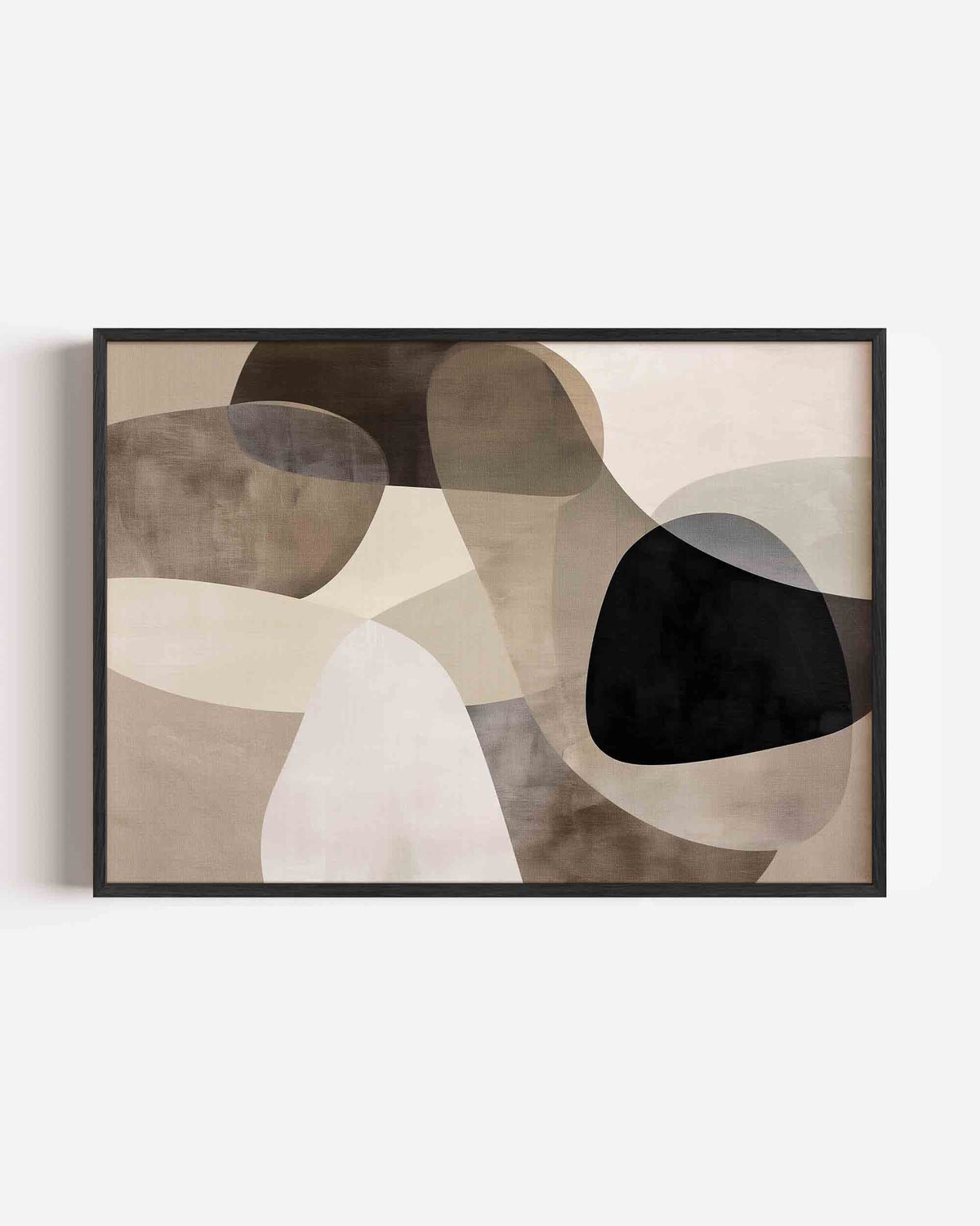 Abstracte vormen – abstracte landscape poster als wanddecoratie
