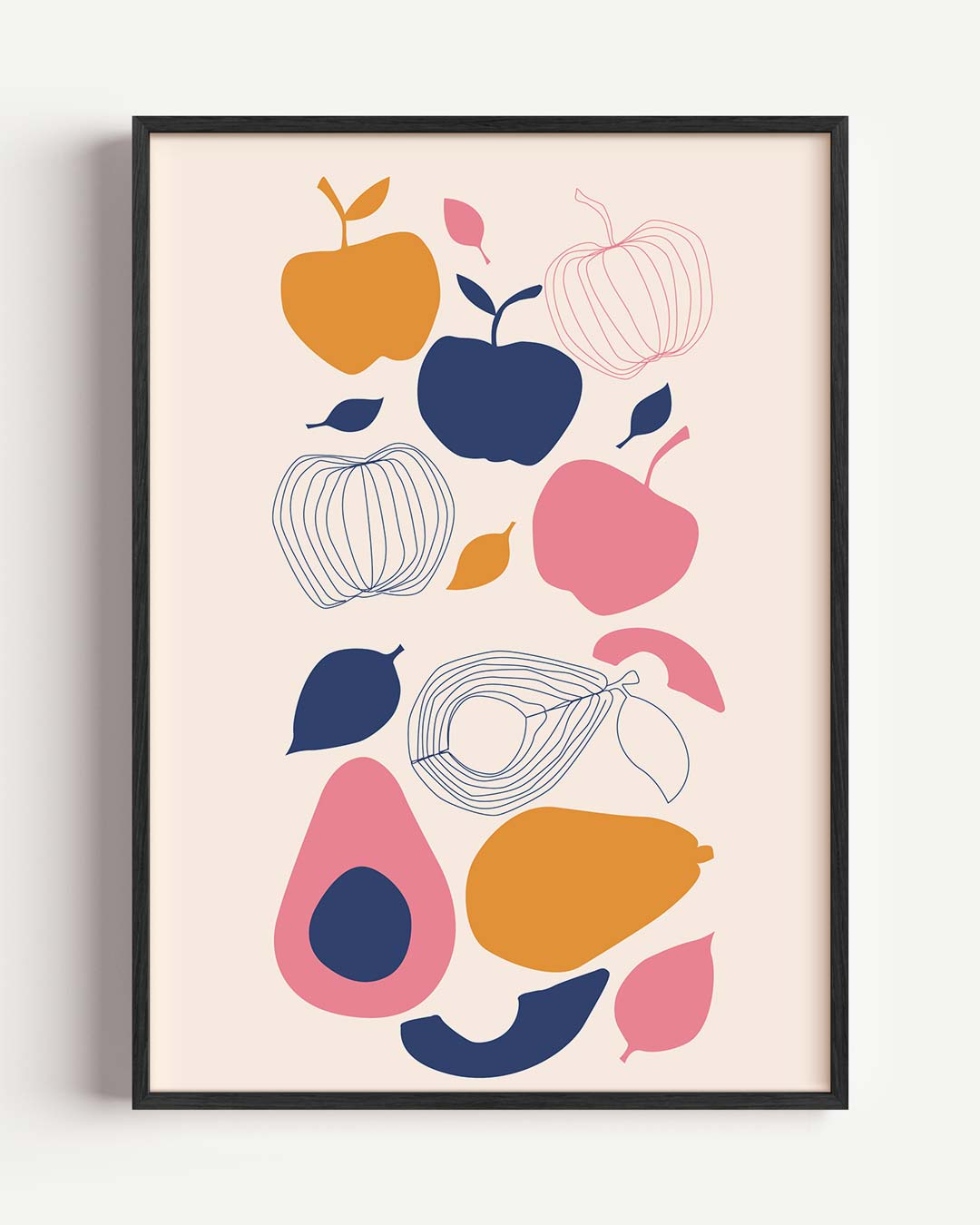 Fruitige Kunstzinnige – keuken portret poster als wanddecoratie
