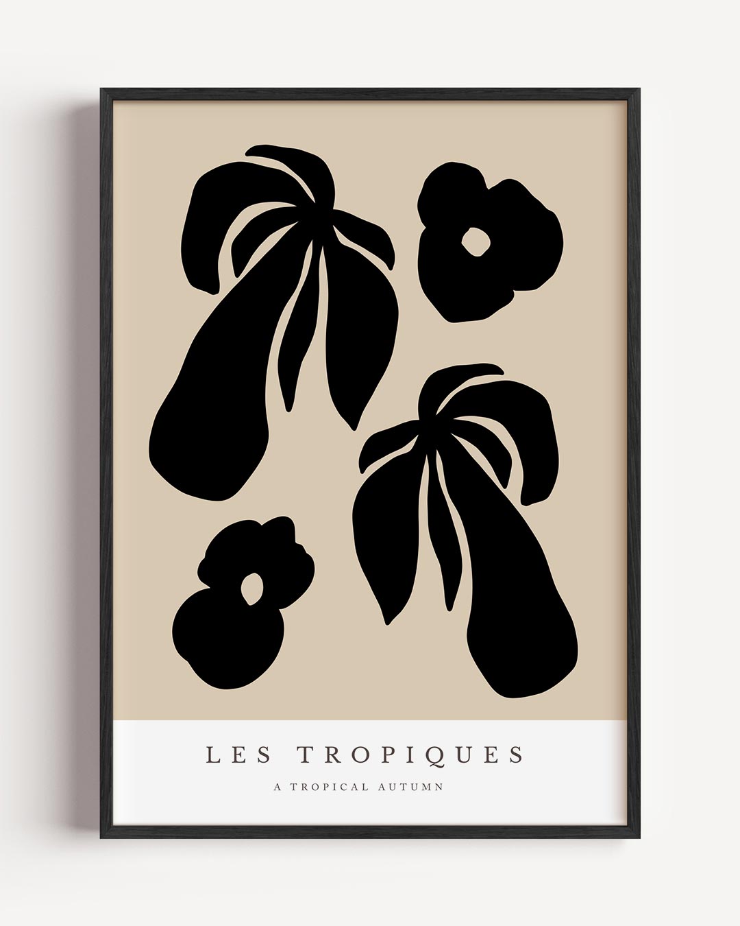 Tropische Herfst Kunstposter – boheme portret poster als wanddecoratie