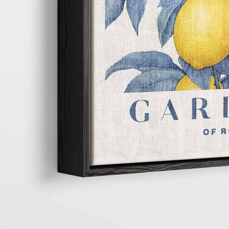 Botanische Tuinen van Rome Poster – plexiglas wanddecoratie in portret formaat