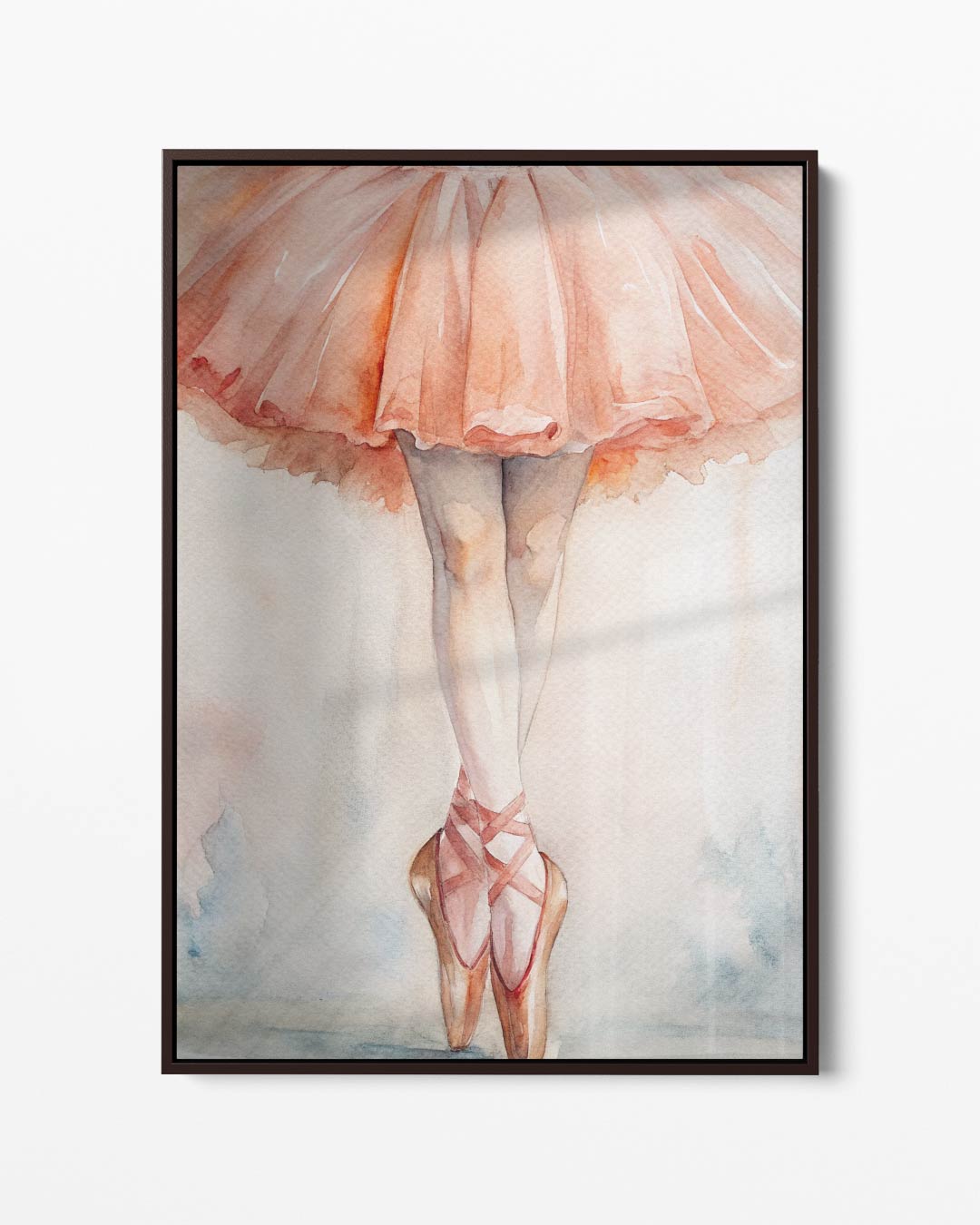 Elegante Ballerina – portret kunstwerk als wanddecoratie