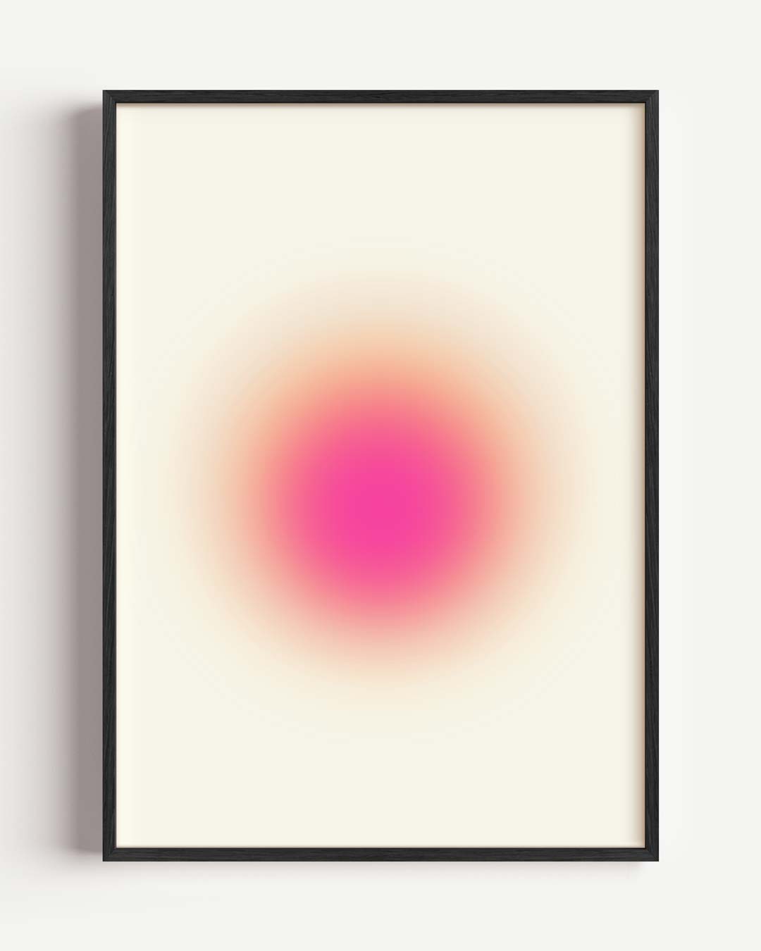 Stralende Zonsondergang Print – mindful portret poster als wanddecoratie