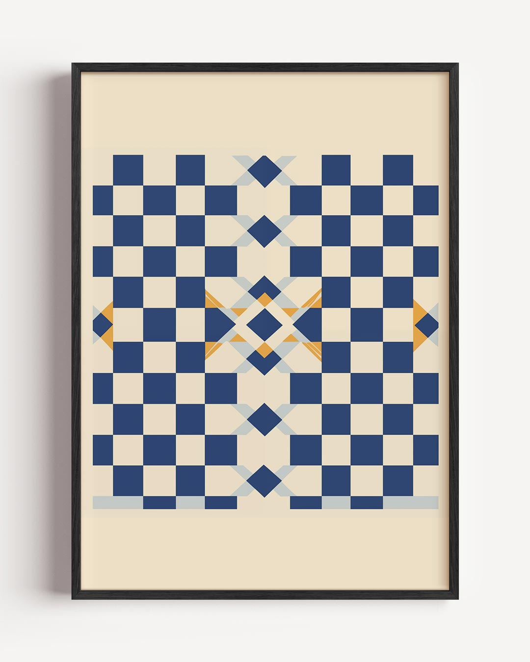 Moderne Geometrische Kunstposter – moderne portret poster als wanddecoratie