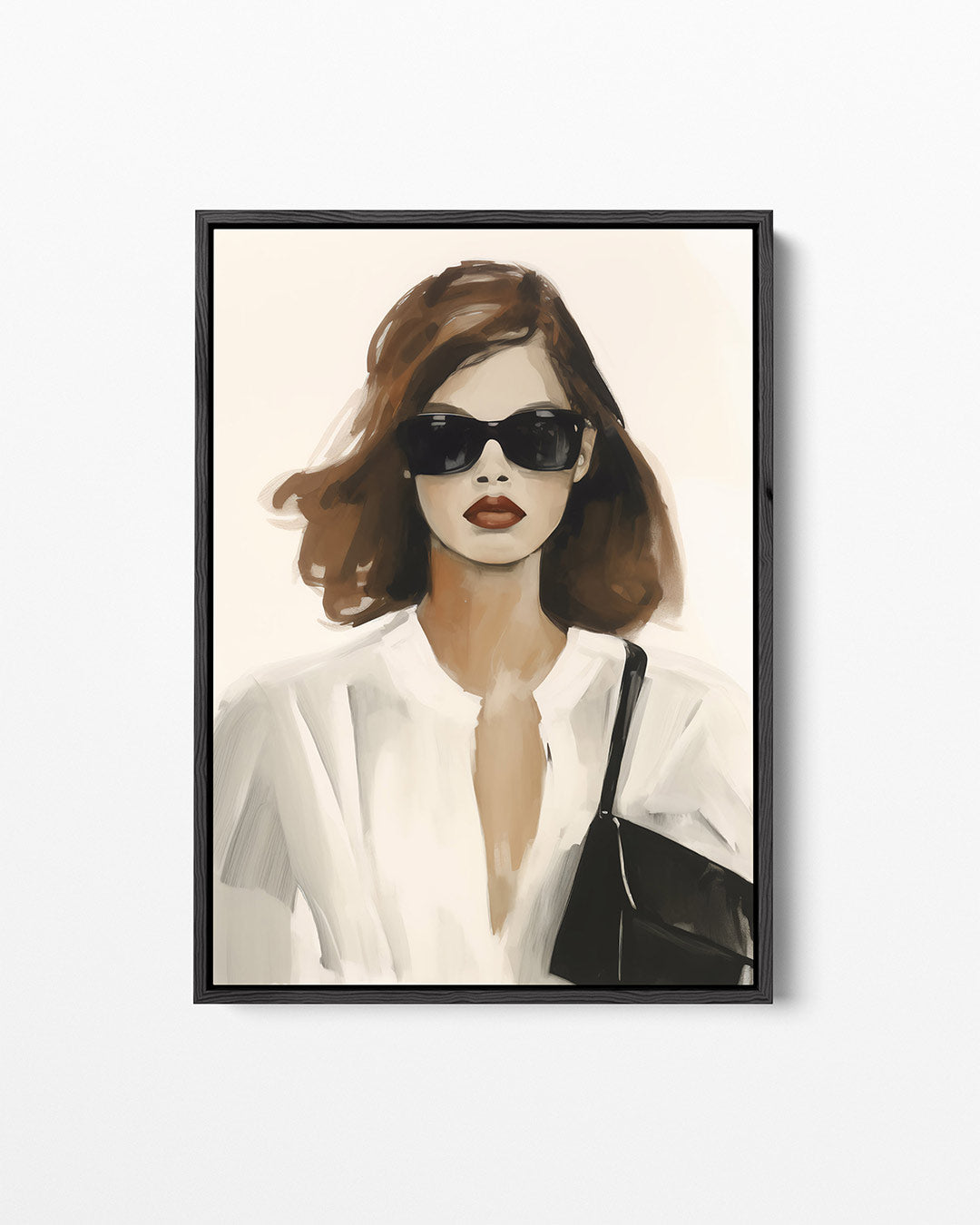 Stijlvolle vrouw – staand wanddecoratie kunstwerk