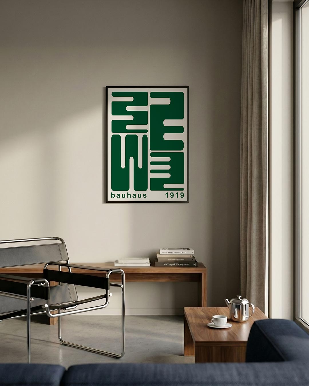  – geometrische poster in Bauhaus-stijl van WallArtistic