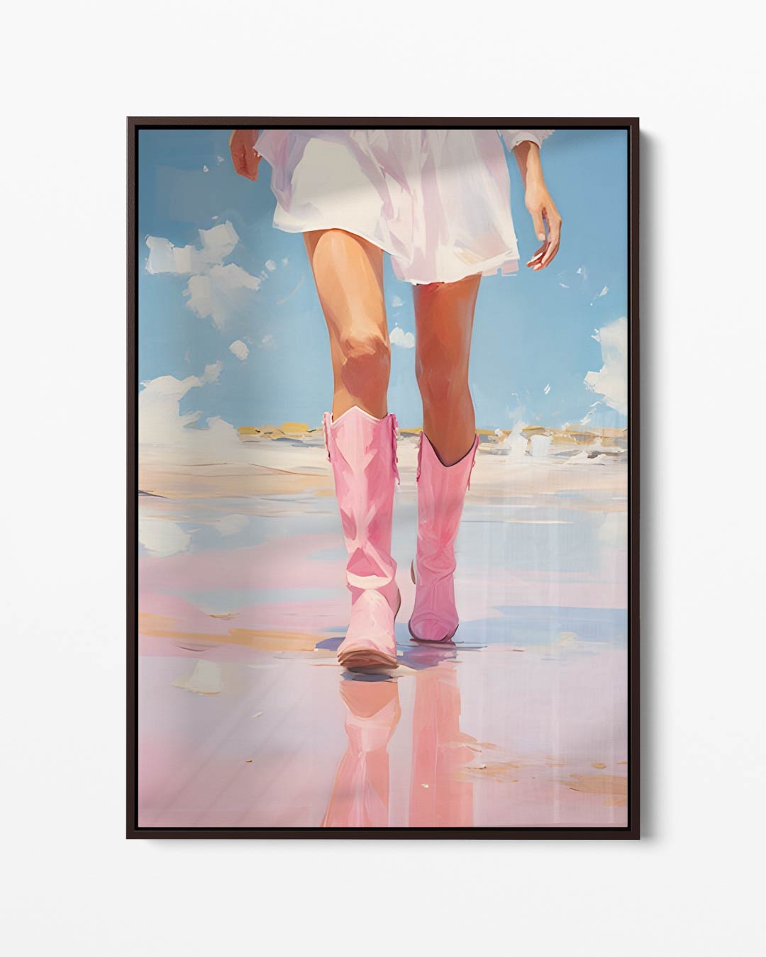 Vrolijk Wandelen – portret kunstwerk als wanddecoratie