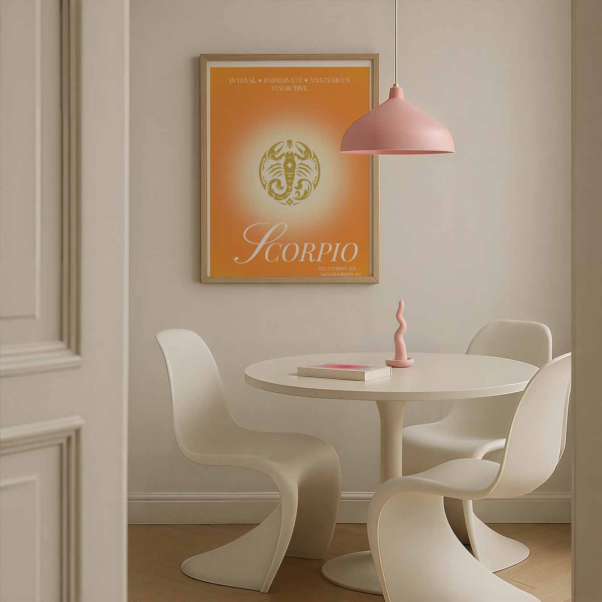 Stijlvolle Schorpioen – rustgevende wandkunst als portret poster