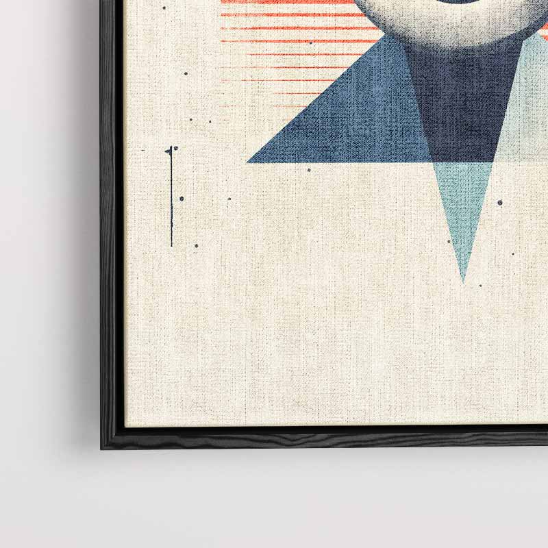 Geometrische Vortex – modern portret kunstwerk van WallArtistic