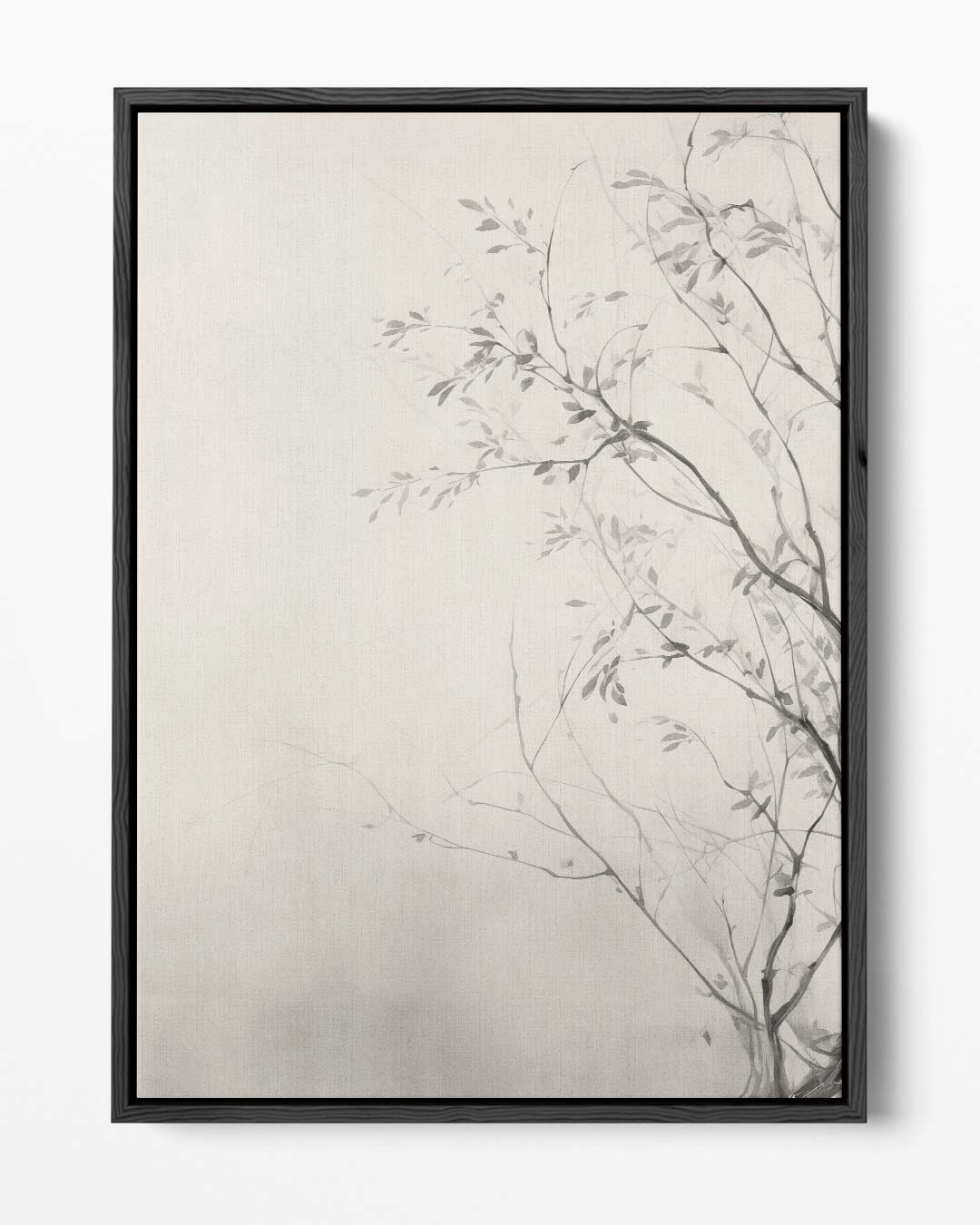 Subtiele Natuurtekening – portret kunstwerk als wanddecoratie