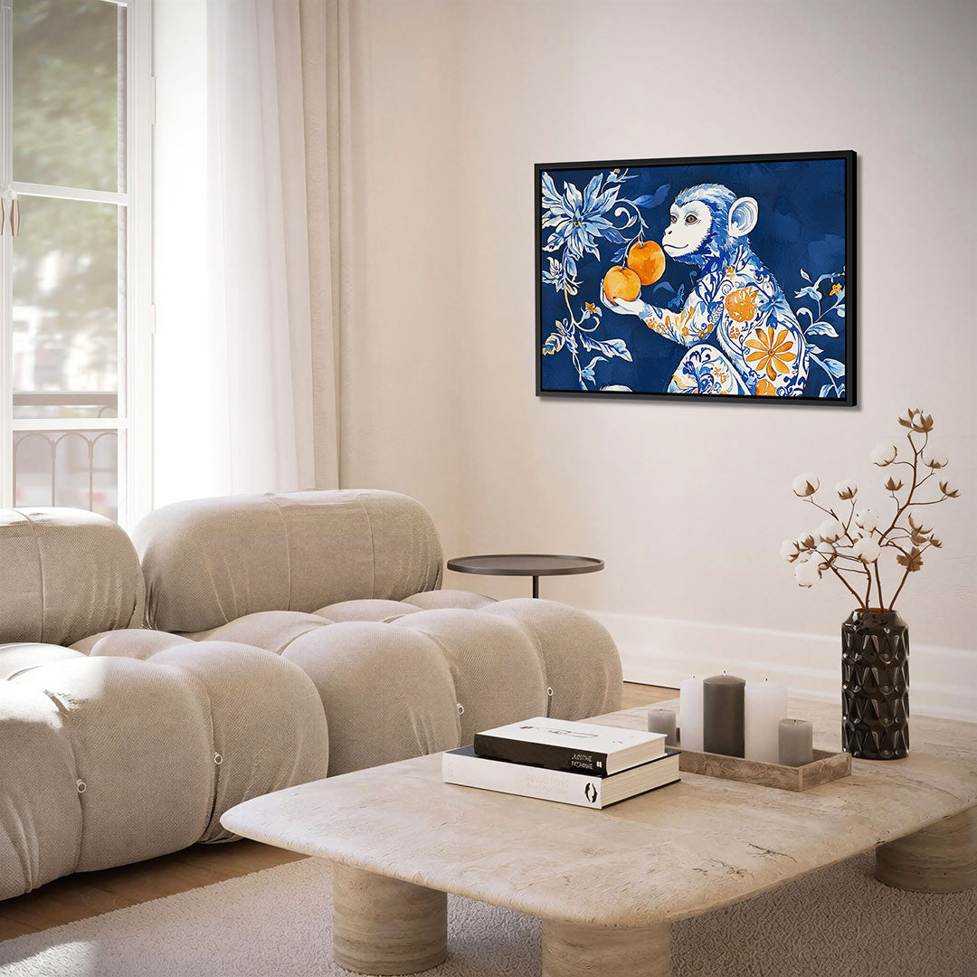 Dier met bloemen – alternatieve weergave van het kunstwerk