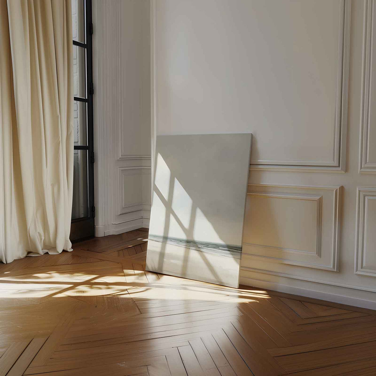 Rustige Strandsfeer – staand kunstwerk voor modern interieur