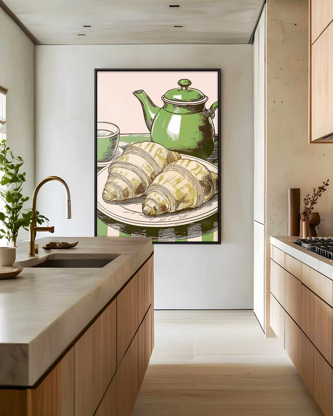 Ontbijt in Stijl – staand kunstwerk voor modern interieur