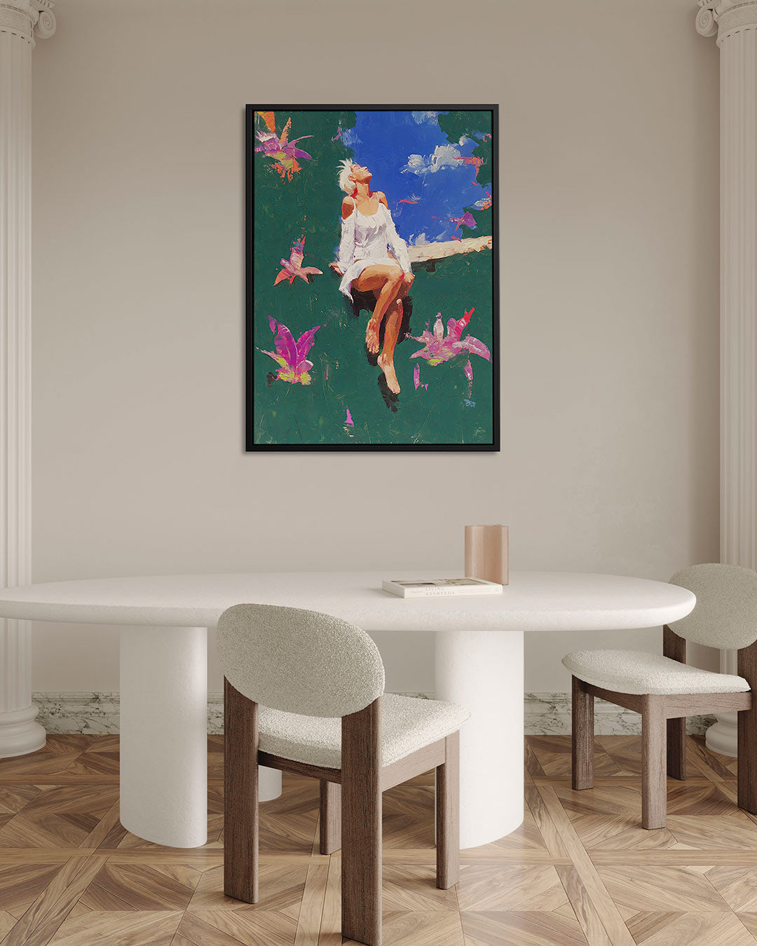 Zonnige droom – alternatieve weergave van het kunstwerk