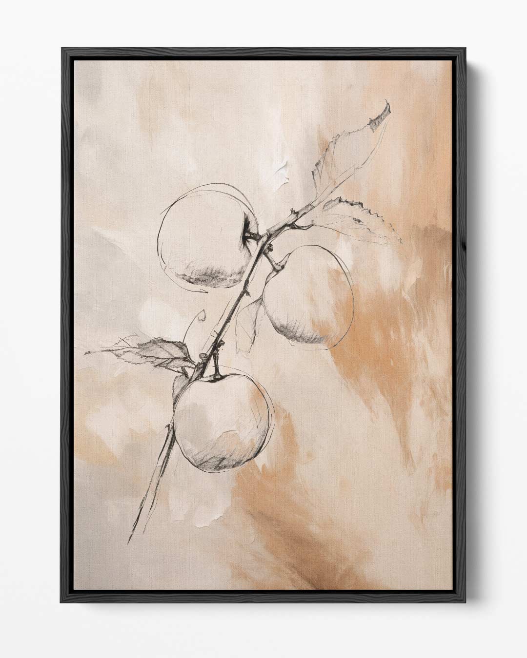 Elegante Appelstudie – portret kunstwerk als wanddecoratie