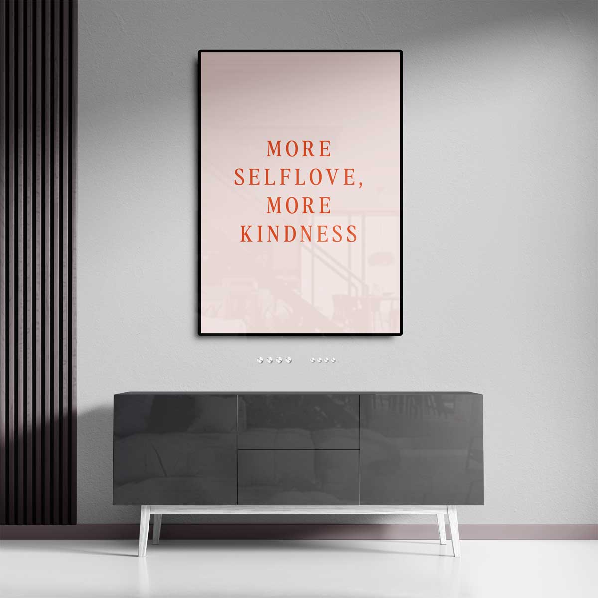 Inspirerende Zelfliefde Poster – dibond wanddecoratie in staand formaat